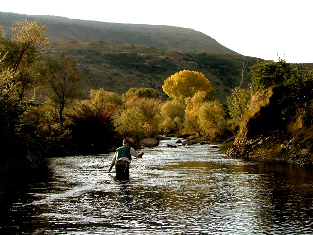 Fly Fishing at Lupela Lodge